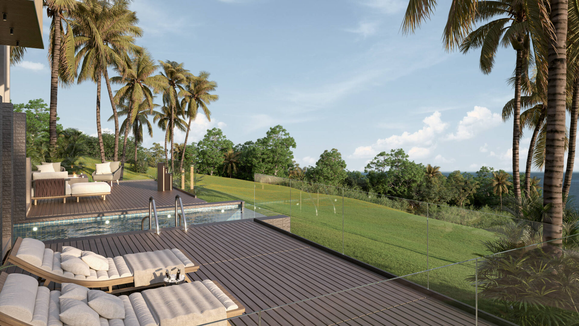 9. Anaá Terraza Piscina